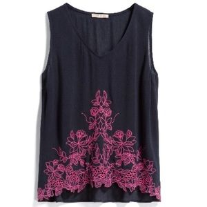 Mickie Embroidery Detail Top (Stitch Fix)